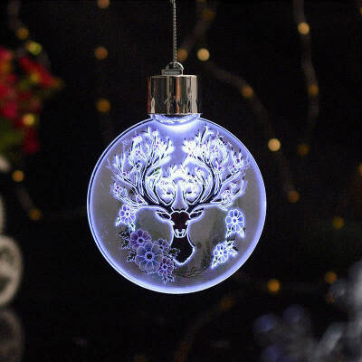 

Colorful LED lights Christmas Pendant New Years christmas tree decorations party supplies adornos de navidad para casa