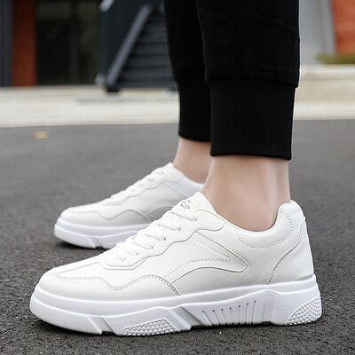 

Summer Mens Shoes Breathable Couple White Sports Sneakers Slim Tide Shoes