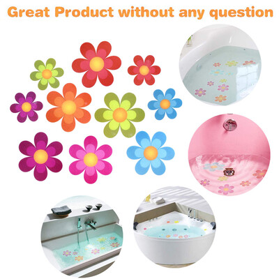 

〖Follure〗Non Slip Bathtub Stickers Adhesive Decals With Bright Colors Ideal Large