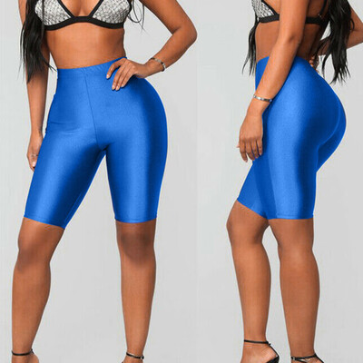

Gobestart Fashion Womens Bike Yoga Elastic High Waist Shorts Leggings Sports Casual Pants