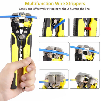 

〖Follure〗Cable CrimperWire Cutter Automatic Multifunctional Tools Terminal Crimping Plier