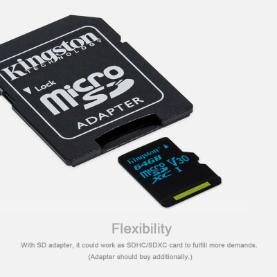 

Kingston microSDHC Canvas Go 128GB 4K FHD MICROSDXC TF Memory Card for GoPro Drone SDCG2128GBSP