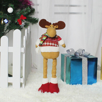 

Toponeto Christmas Ornament Cute Stretchable Dolls Adjustable Christmas Dolls Gift