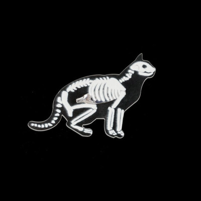 

Halloween Transparent Resin Brooches Pins Cartoon Cartoon Animal Collar Badge for Jeans Bags Backpacks Party Costume Decorations