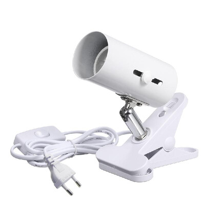 

85-265V 300W UVB Pet Light Holder Clamp Lamp Fixture Solid Ceramics Socket&Iron Shell 360° Adjustable Habitat Lighting&Cer