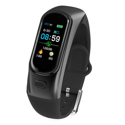 

H109 Bluetooth Headset Bracelet Heart Rate Blood Pressure Oxygen Wristband