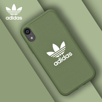 

Adidas iPhone XR61 inch mobile phone case tide brand classic clover series durable TPU all-inclusive anti-fall protective cover