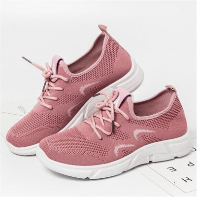 

DIWEINI 2019 New Pink sneakers women Spring Summer Casual Shoes Breathable Mesh Flat Shoes Woman Trainers Shoes Tenis feminino 6