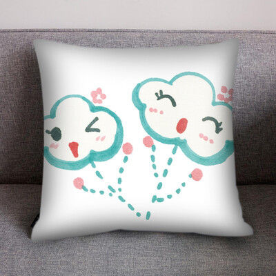 

〖Follure〗Print Pillow Case Polyester Sofa Car Cushion Cover Home Decor