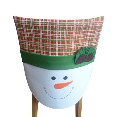 

〖Follure〗Christmas Embroidered Words Chair Back Cover For Christmas Kitchen Dinner Decor