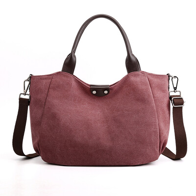 

Ins canvas womens single shoulder bag with large capacity leisure womens handbag slanting cloth bag