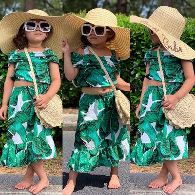 

Toddler Kids Baby Girl Summer T-shirt TopsSkirt Dress Outfits Clothes Set