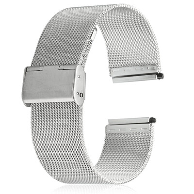 

18mm Stainless Steel Mesh Bracelet Watch Band Replacement Strap for Men Women