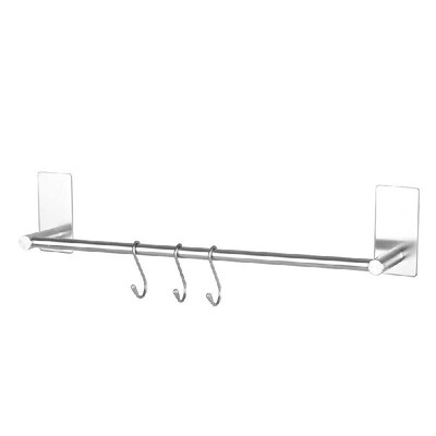 

Towel Rack Towel Shelf Stainless Steel Towel Bar Hanger Storage Organizer Stainless Steel Wall Mount Bathroom Towel Bar