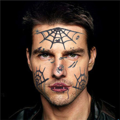 

〖Follure〗Halloween Temporary Face Art Waterproof Mask Sugar Skull Tattoo Beauty Sticker