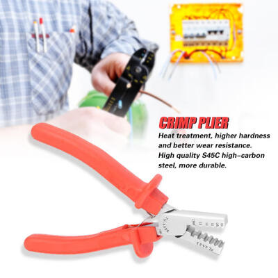 

Greensen High-carbon Steel Euro Style Ratchet Terminals Crimp Plier Hand Cable Stripper Crimping Tool
