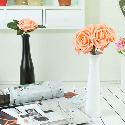 

Ktaxon 25 pcs Craft Artificial Flower DIY Foam Rose Flower Head for DIY Wedding Party Favors Decorations Supplies