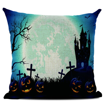 

Halloween Multi Designs Decorative Throw Pillow Cover Square Pillow Case With Zipper for Home Bar Halloween Hot Selling Supplies