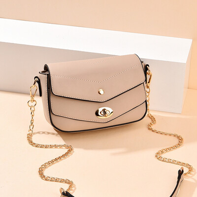 

Summer single shoulder lady fashion Korean version ins100 chain slanting bag fashion is simple