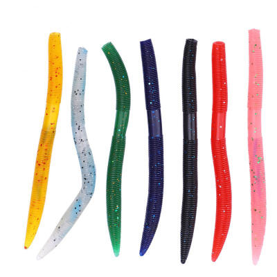 

Greensen 135cm8g Fishing Soft Lure Artificial Silicone Baits Vivid Worm Lures Lifelike Swimbait