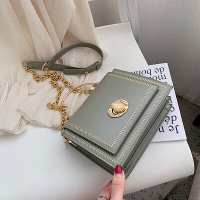 

Summer bag handbags new 2019 summer small fresh wild shoulder slung fashion portable chain small square bag