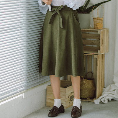 

Roseonmyhand Womens Casual Denim Vintage Comfortable High Waist Ladies Long Skirt