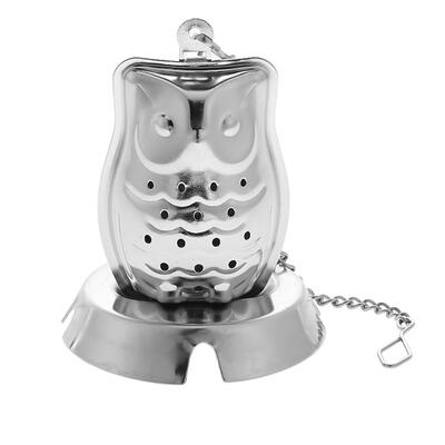 

Nighthawk Tea Filter Infuser Stainless Steel Spice Leaf Strainer Diffuser