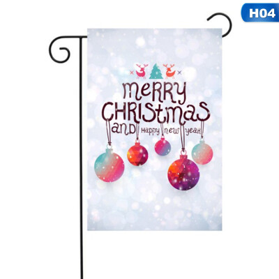 

Christmas Garden Flag Polyester Winter Flag Decor For Home Outdoor Yard