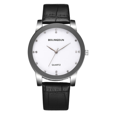

Couple watch diamond-encrusted time watch high-end business men&women quartz watch