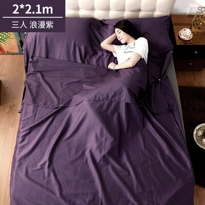 

Banjeni cotton travel dirty sleeping bag sheets 60 satin hotel anti-dirty sheets sleeping bag single double widened portable travel anti-dirty sheets Lin Biao p