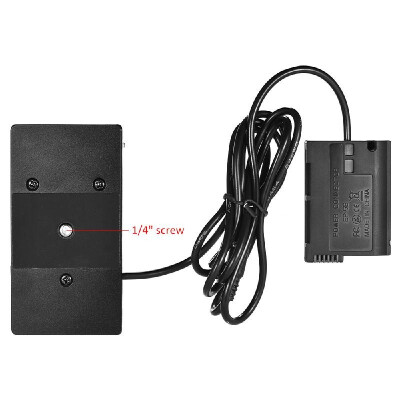 

Andoer NP-F970 to EN-EL15 Fully Decoded Dummy Battery Adapter with DC Couple Connector for Nikon D750 D500 D610 D7100 D7200 D800 D