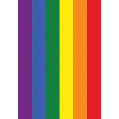 

150x90cm Polyester Colorful Rainbow Flag Gay Lesbian Peace Friendly Decor