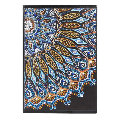 

DIY Mandala Special Shaped Diamond Painting 60 Sheets Students A5 Notebook