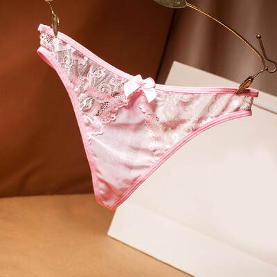 

Women Lace Open Crotch Sexy Panties Crotchless Hollow Flower Underwear G-Strings