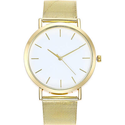

Fashion Womens Watches luxury mesh band stainless steel minimalism Bracelet wristwatch Silver rose gold watches ladies clock