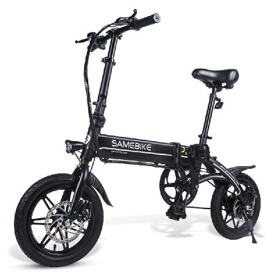 

Lixada 14 Inch Folding Electric Bike Power Assist Electric Bicycle E-Bike Scooter 250W Motor