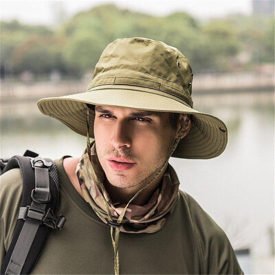 

Bucket Hat Boonie Hunting Fishing Outdoor Cap Wide Brim Military Unisex Sun Hats