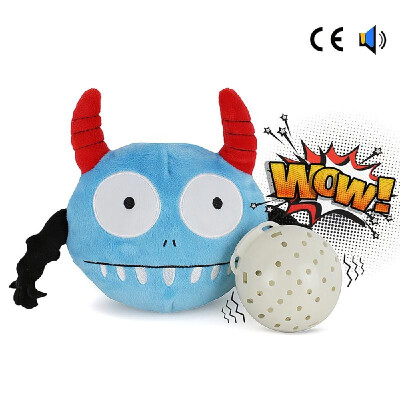 

Dog Interactive Toy Plush Giggle Ball Shake Squeak Crazy Bouncer Ball for Exercise Entertainment