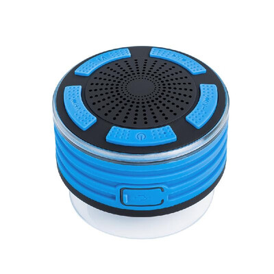 

F013 Bluetooth Speakers IP67 Waterproof Sound Box Colorful LED Light Shower FM Radio Speaker Hands-free w Microphone Strong Sucke