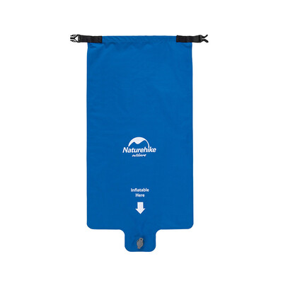 

NH move customer outside inflatable cushion air bag type ultra light tent sleeping pad camping thickening mat double - Diva blue including inflatable bag