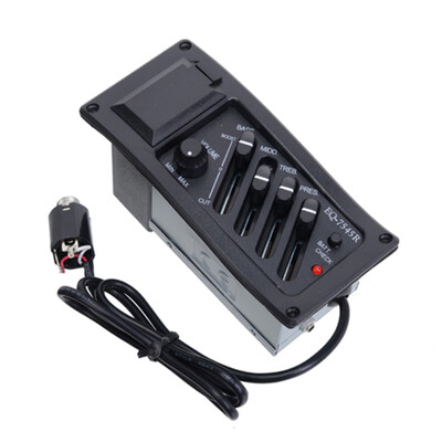 

EQ-7545R Pickup Acoutic Guitar EQ Piezo Preamp Pickup Volume Tone Presence Control