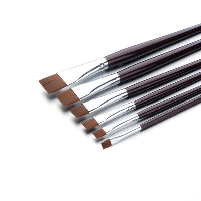 

Toponeto 6pcs Professional Nail Art Drawing Painting Pen Brush Detailer Liner Brush