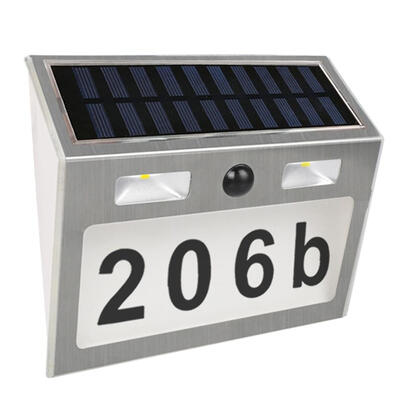 

LED Waterproof Number Doorplate Solar Lamp Outdoor Motion Sensor Lights