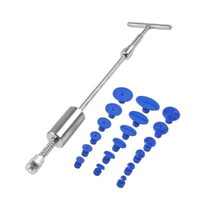 

Paintless Dent Repair Puller Kit Car Dent Repair Tools T Bar Slide Hammer 18pcs Glue Puller Tabs for Vehicle SUV Car Auto Body Ha