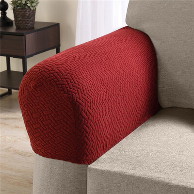 

SUPIN Armrest sleeve Jacquard fleece sofa armrest cover 7386