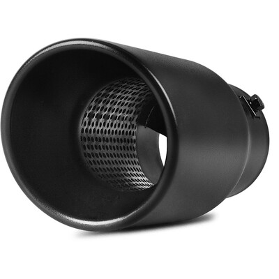 

20-25 Inch Inlet Black Exhaust TipBlack Powder Coated Stainless Steel Exhaust Tip