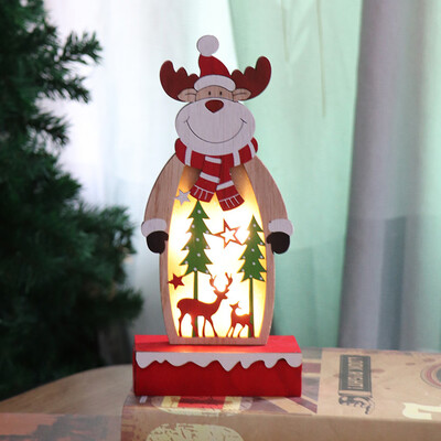 

Tailored Christmas Decorations Painted Old Man Decoration Window Decoration Light Wooden