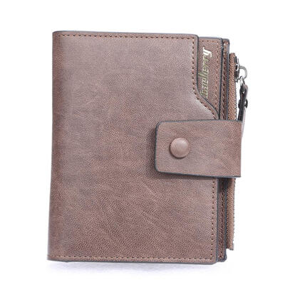 

Baellerry Ultra-thin Clutch Men Leather Coin Purse Zip Wallet Card Holder