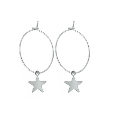 

2019 new brand design five-pointed star earrings earrings simple for women