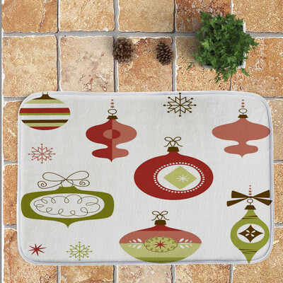 

Toponeto Merry Christmas Welcome Doormats Indoor Home Carpets Decor 40x60CM